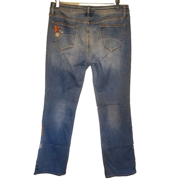 Driftwood Jeans with Floral Design Size 31 Inseam 33 - Picture 2 of 4
